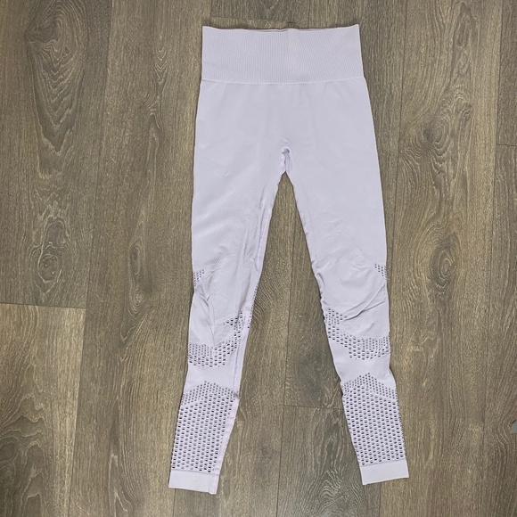 Alala Camo Seamless Legging High Waist Perforated Laser Cut Lilac Size Small - Picture 5 of 16